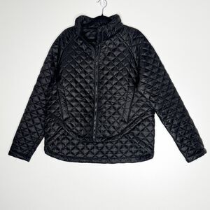 Quince Black Quilted Puffer Jacket